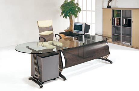 Office Desk|Glass Executive Desk|Office Furniture|Glass Executive Desk|������̨|�����칫��|�����칫̨ CG-BLBT-11